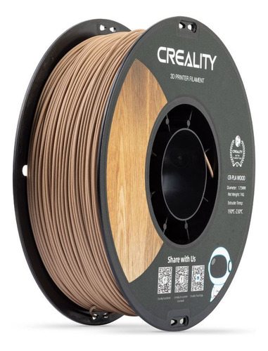 Filamento Pla Wood Madera Creality Cr 1kg 1.75m