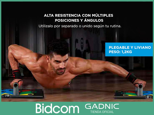 Imagen 5 de 9 de Push Up 12 En 1 Multifuncion Force Super Resistente 300kg