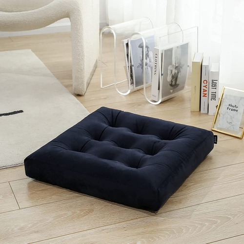 Cojines De Suelo Grandes, Almohada De Meditación Cuadr...