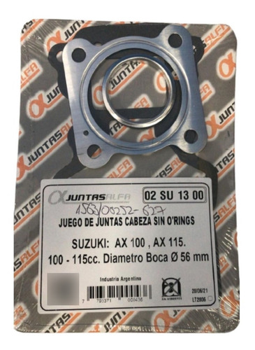 Junta Cabeza Cilindro Suzuki Ax 100/115// Global S