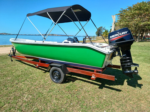 Lancha Rs 530 Com Motor Mercury 50 Elpto 2 Tempos 0km 17 Pés