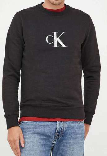 Polerón Ck Institutional Negro Hombre Calvin Klein