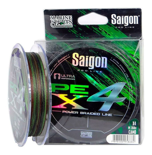 Linha de pesca Marine Sports Saigon Pro Line x4 camouflage