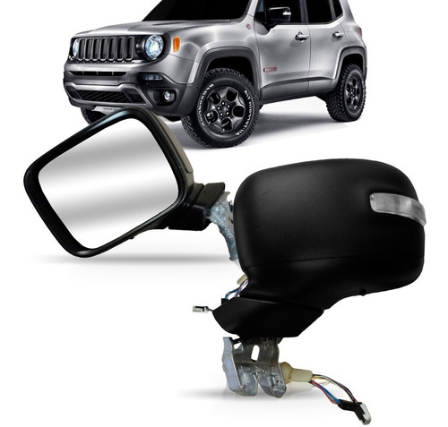 Retrovisor Jeep Renegade 2014 2015 2016 Retratil C/ Sensor
