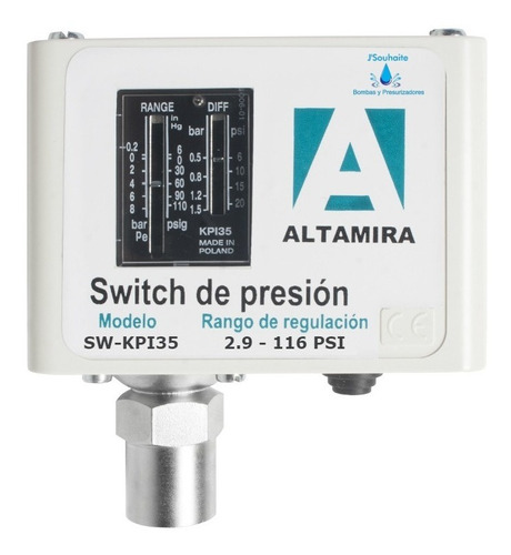 Interruptor De Presión Automatico Mod.kpi-35 ( Altamira )