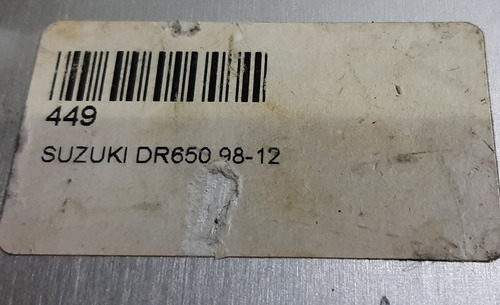 Protector Carter De Motor Suzuki Dr650 Aluminio (Usado)