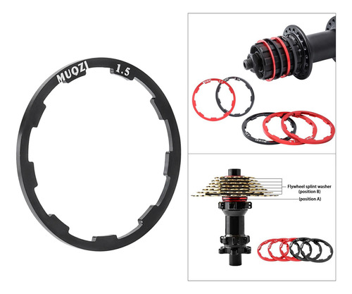 2 Paquete De 2-10 Cassette Flywheel Arandela Hub 2 Piezas