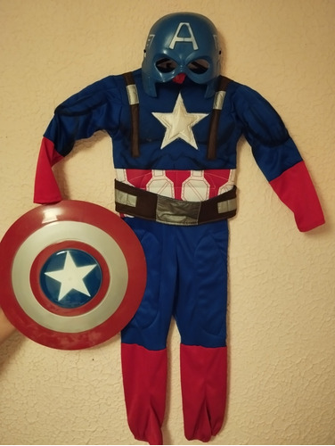 Disfraz Capitán América Niño Talla 6