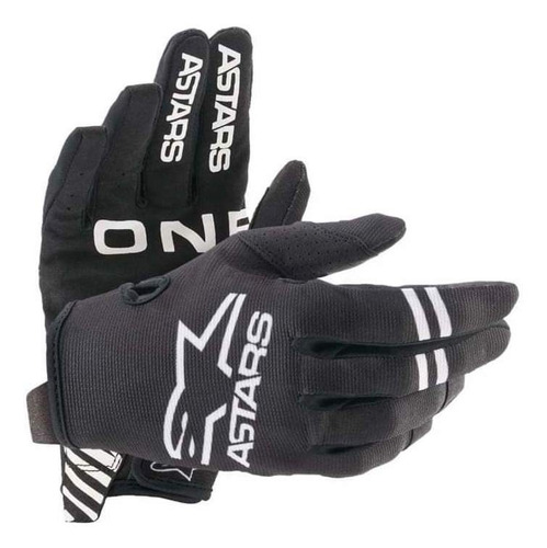 Guantes Mx Alpinestars Radar Gloves- Black White-