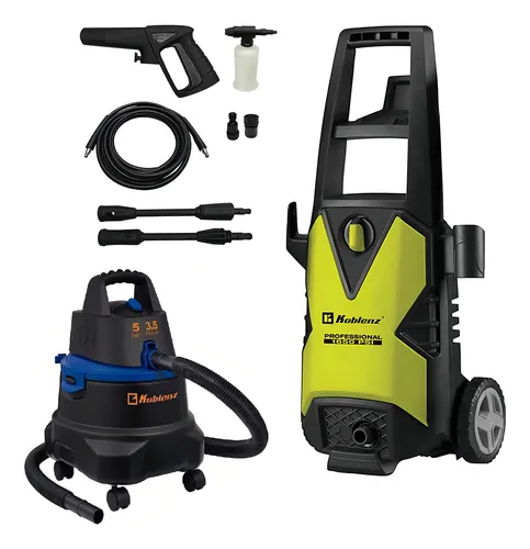 comprar Aspiradora Koblenz Wd-5 + Hidrolavadora Koblenz Hl-270 V Color Negro Frecuencia 60