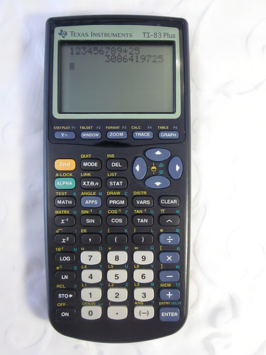 Calculadora gráfica Ti-83 Plus