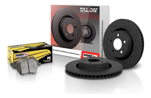 Kit De Frenos Hawk Delantero Corolla 11-16 Talon Cerámica