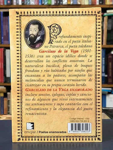 Imagen 2 de 2 de Enamorado - Garcilaso De La Vega - Longseller
