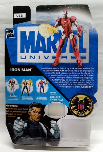 Marvel Universe Iron Man Silver Centurion 2009 Wave 5 # 033 (Usado)