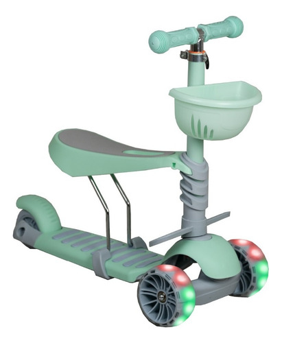 Monopatín Diablo De Pie Only The Best Products Hdl-717 (3en1) Verde Claro