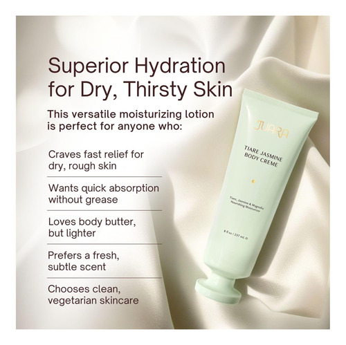 Juara Creme Corporal Jastir Tiaré, Hidratação E Maciez