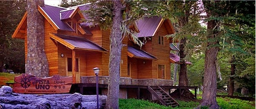 Las Pendientes , Cabañas , Cerro Chapelco ;pista Uno,