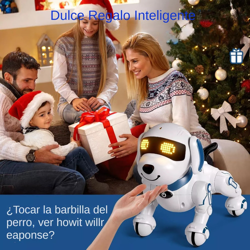 Perro Robot De Control Remoto Inteligente Para Niños