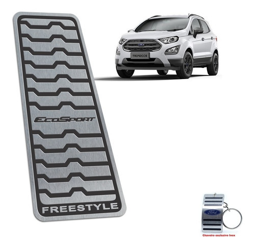 Descanso De Pé Ford Ecosport Freestyle 2013 A 2020 Preto