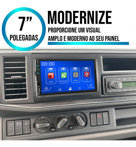 Kit Multimidia 2din Delivery 18 19 20-23 Waze Via Carplay