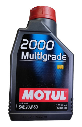 Aceite Motul 2000 20w50 Multigrade Mineral 
