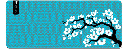 Mousepad Gammer / Dibujo Cad Xxl - 80x30 - Sakura Tree - 21