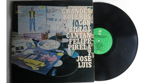 Vinyl Vinilo Lp Acetato Grandes Boleros Con Billos