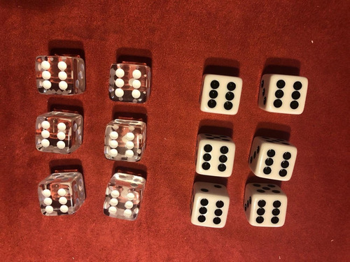 6 Dados Médios 2,6 Cm