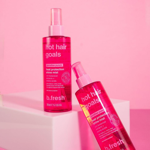 Shine Mist B.tan B.fresh Hot Hair Goals Con Protección Contr