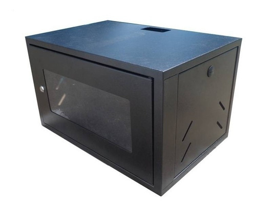 Rack Servidor Fechado De Parede Preto 6u 19'' 570mm