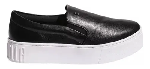 Slip on flatform santa lolla hotsell liso preto