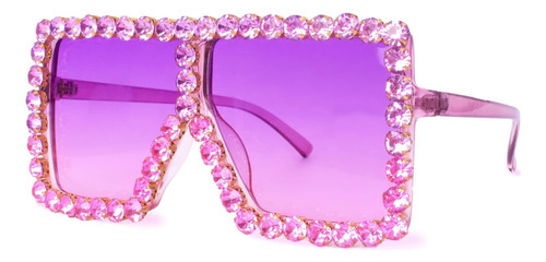 Ailov Gafas De Sol De Cristal De Gran Tamaño A La Moda Para 