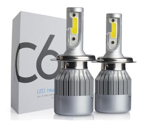 2x Bombillos Led H7 H1 H11 H4 Carro Garantía 6 Meses 7600 Lm