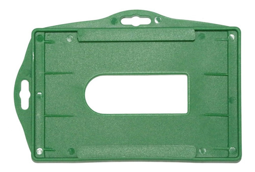 Porta  Carnet Credencial Verde Vertical Y Horizontal Gafete