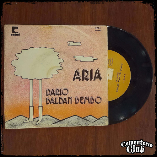 Dario Baldan Bembo - Aria - Arg - Cabal Vinilo Single
