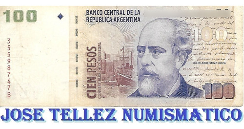 Bottero 3711 $100 Convertible C/leyenda Serie B Mb- Palermo (Usado)