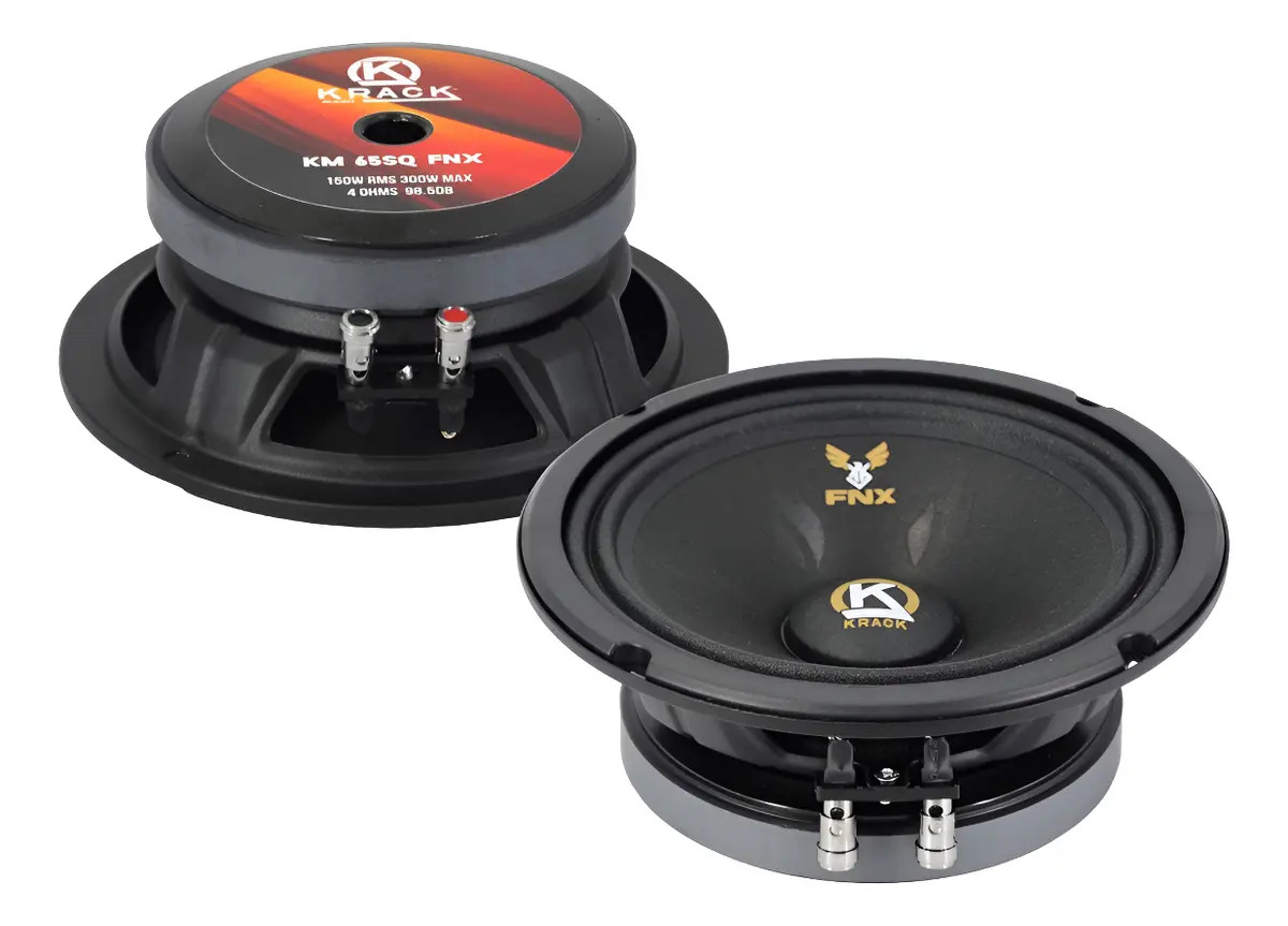Par Medios Rango 6.5 Pulg Krack Audio 300w Fnx Fenix Series