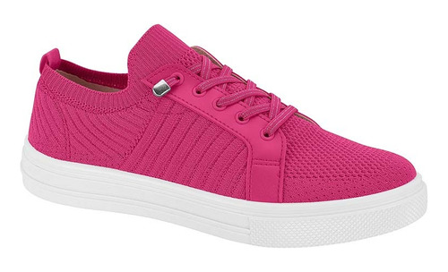 Tênis Feminino Moleca Casual Basic Knit Calce Fácil Elastico