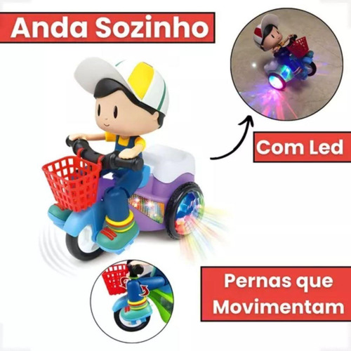 Carro Bate Volta Bob No Triciclo - Música, Luzes, E Barato