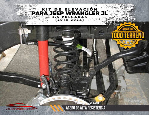 Kit De Elevación Suspensión 2.5in Jeep Wrangler Jl 2018-2024