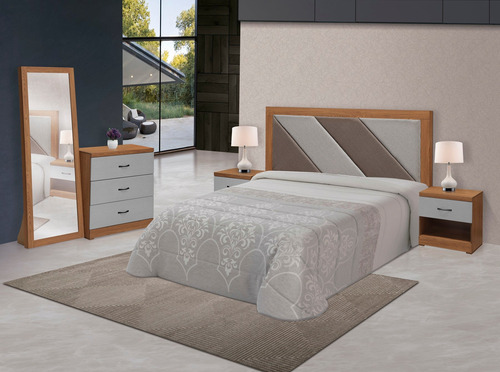 Recamara King Size Arenal Nogal Këssa Muebles