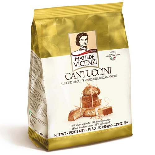 Biscoito Cantuccini Amêndoas Matilde Vicenzi 225g