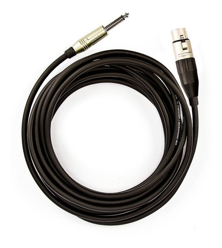 Cabo Microfone E Violão Xlr Fêmea P10 Macho - Amphenol - 1 M