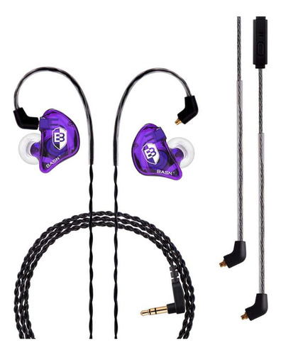 Basn Auriculares In-ear Monitor Para Músicos Audiófilos Bate