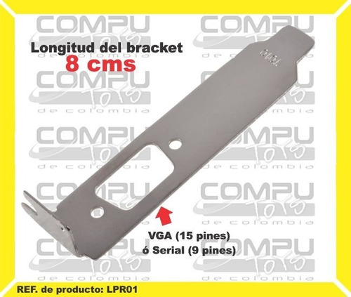 Bracket Para Ensamblar Vga O Db9 Ref: Lpr01 Computoys Sas