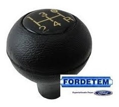 Manopla Bola Cambio Ford F1000 4.9 - Letras Douradas