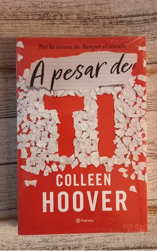 A Pesar De Ti (regretting You), Colleen Hoover