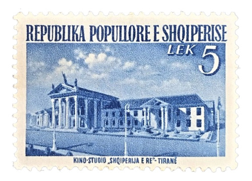 Albania, Sello Yv 458 5l Estudio Cine Año 1953 Nuevo L19460