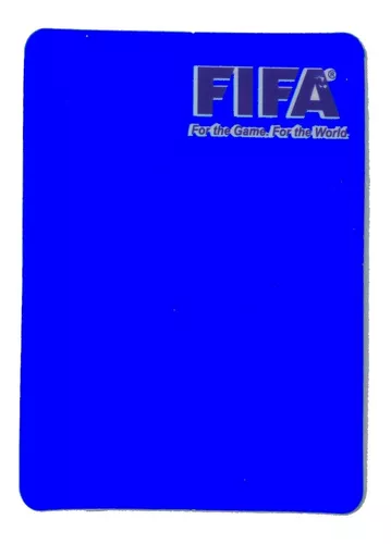 Tarjeta Para Arbitro Azul - Tienda Oficial Arbitros