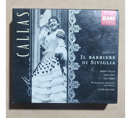 Rossini Callas - Il Barbiere Di Civiglia - 2 Cds Libro Caja